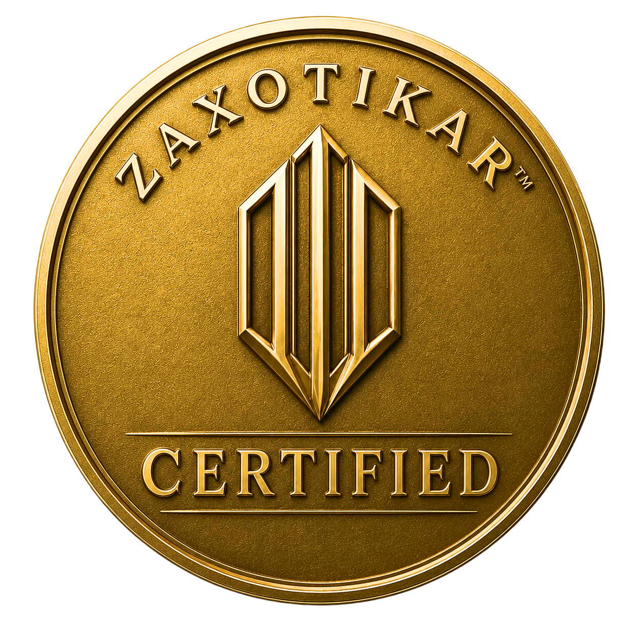 ZAXOTIKAR Certified badge